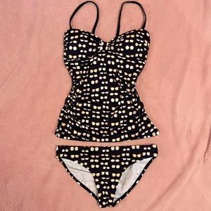 CUTESY RETRO TANKINI SWIMSUIT! 💛🌞